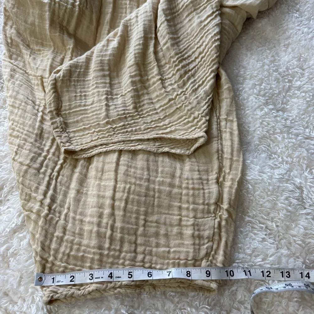 Free People Mikah Tapered Pants in Cream Brûlée Size XL NEW - Picture 10 of 13